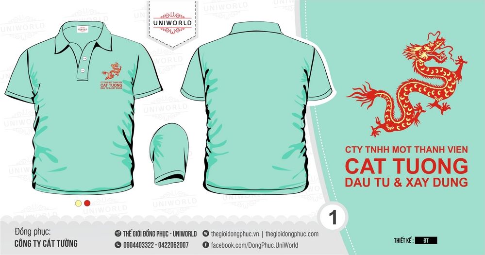 Đồng phục công ty Cát Tường - Hình chính