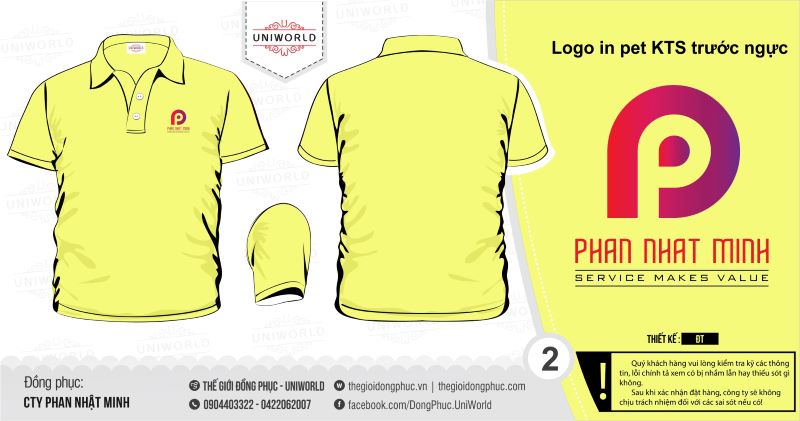 Đồng phục công ty Phan Nhật Minh - Hình chính
