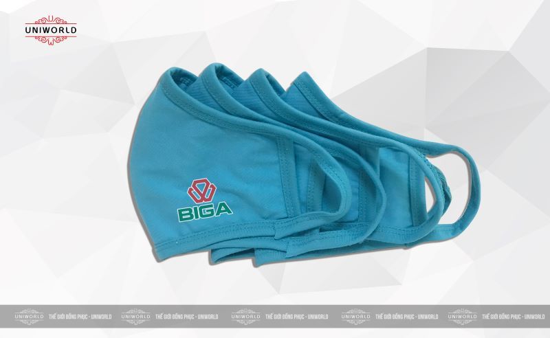 Khẩu trang đồng phục công ty Biga - Hình chính