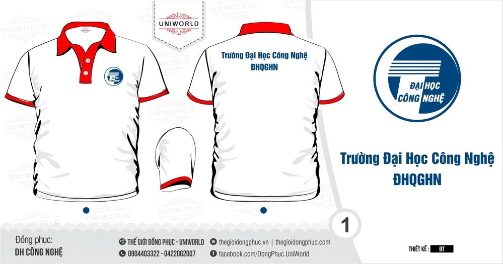 Đồng phục lớp đại học công nghệ - Hình chính