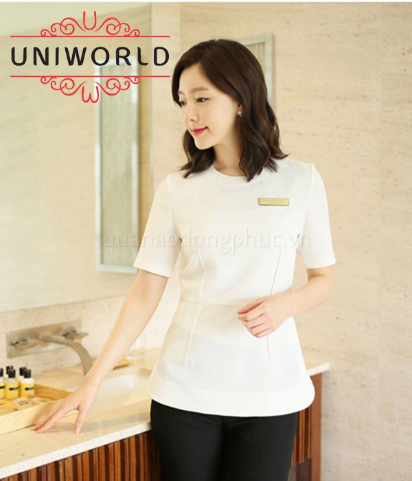 Mẫu đồng phục Spa 03 - Hình chính