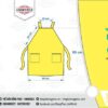 Đồng phục tạp dề trà chanh Cha Cha - Hình chính