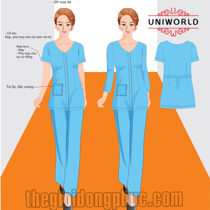 Đồng phục công sở nữ 02 - Hình chính