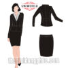 Đồng phục công sở nữ 04 - Hình 1