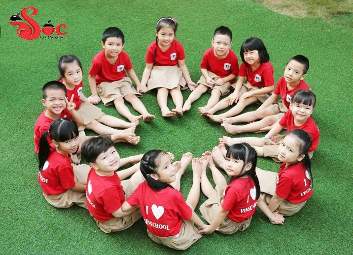 Đồng phục mầm non trường VinSchool - Hình chính