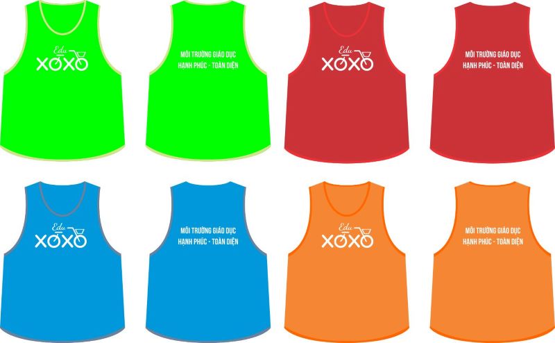 Mẫu áo lưới XOXO Edu - Hình chính