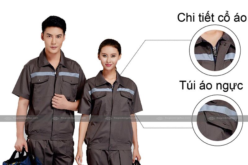 Đồng phục bảo hộ lao động mẫu 37 - Hình chính