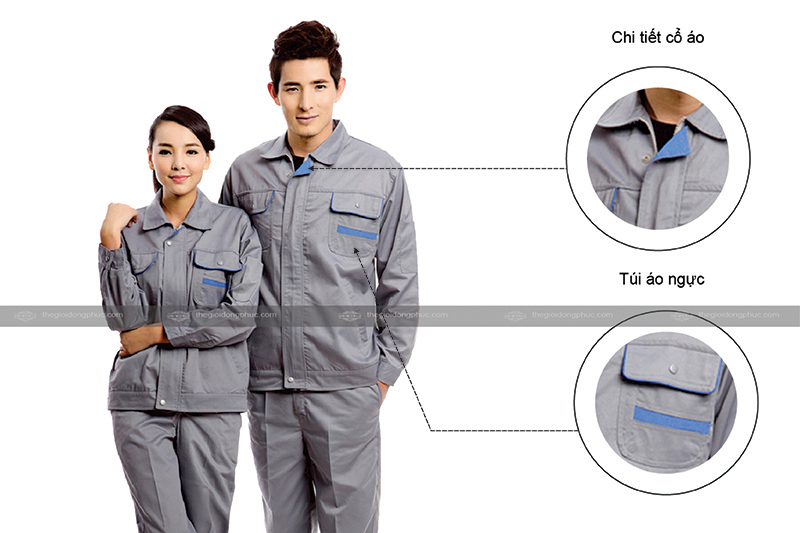 Mẫu đồng phục công nhân bền đẹp 43 - Hình chính