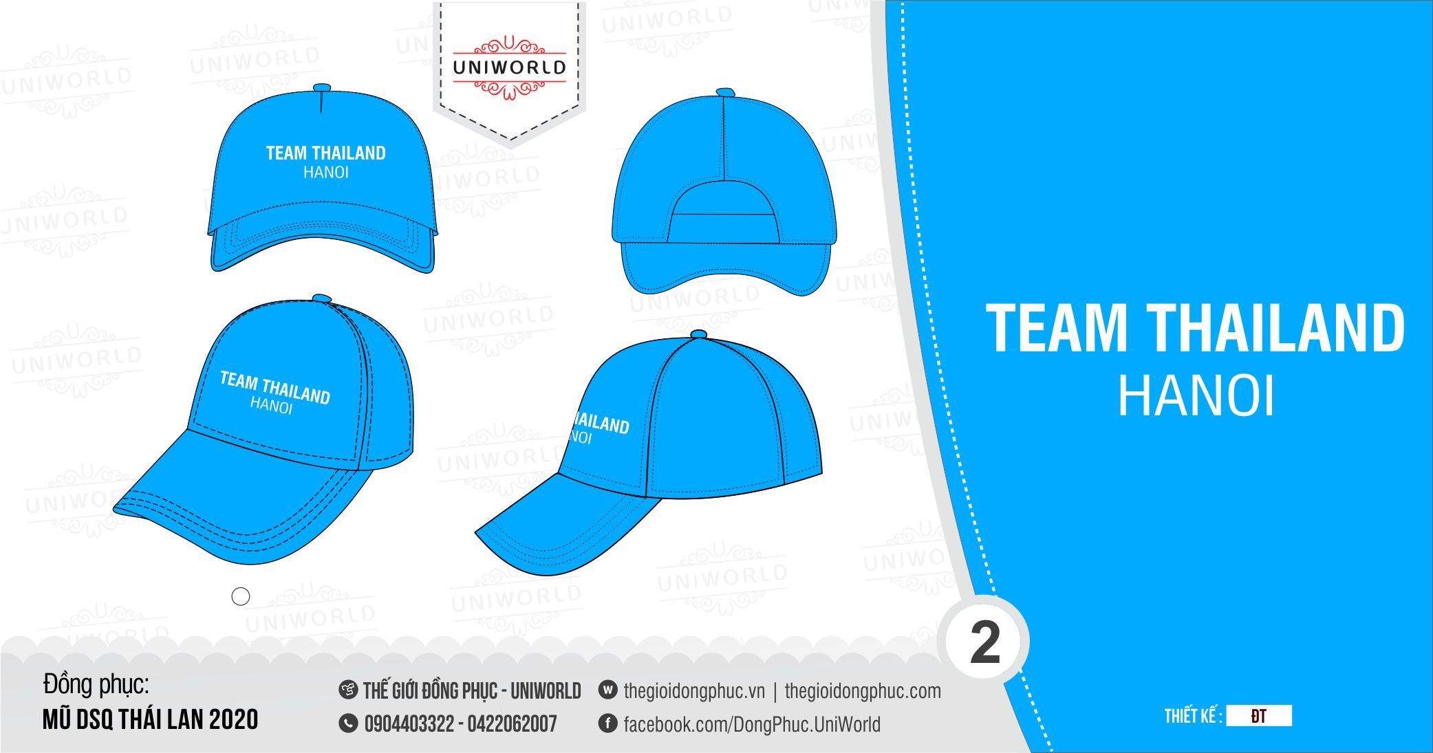 Mũ đồng phục team đi biển - Hình chính