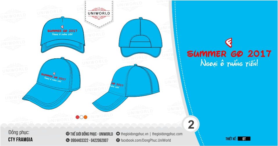 Mũ lưỡi trai đồng phục công ty Framgia - Hình 1