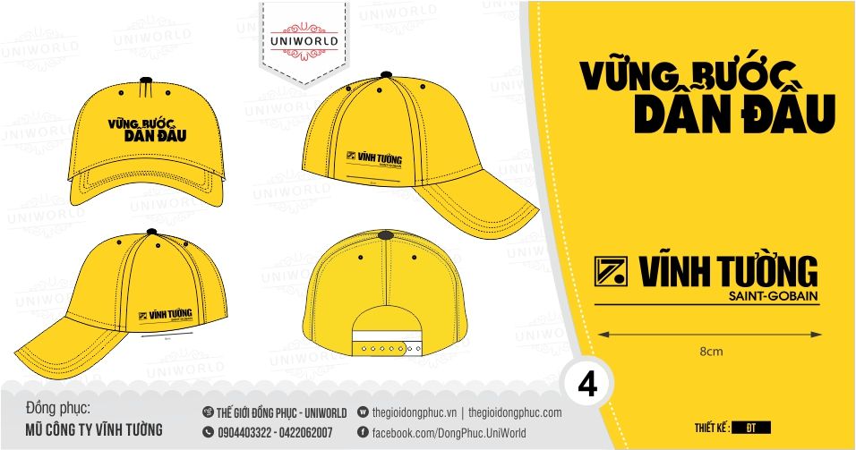 Mũ lưỡi trai đồng phục công ty Vĩnh Tường - Hình 1