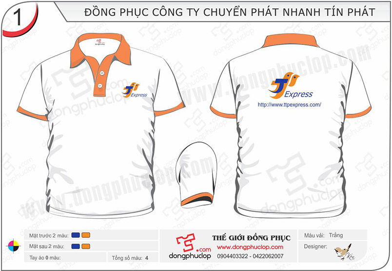 đồng phục công ty chuyển phát nhanh