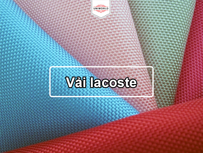 Vải Lacoste 4 chiều may đồng phục