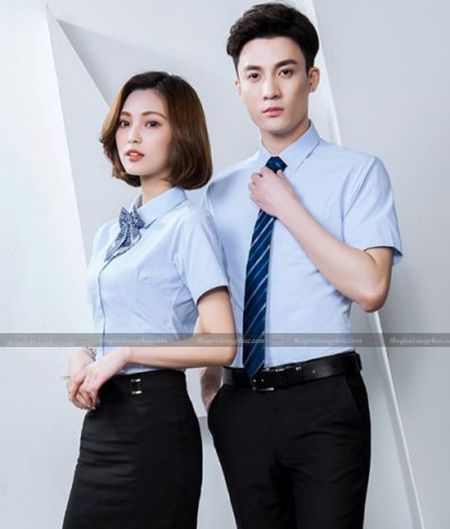 mẫu đồng phục nhân viên lễ tân thu ngân nhà hàng đẹp