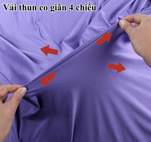 Vải thun 4 chiều - co giãn mọi hướng
