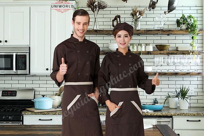 Mẫu tạp dề đồng phục bếp đẹp