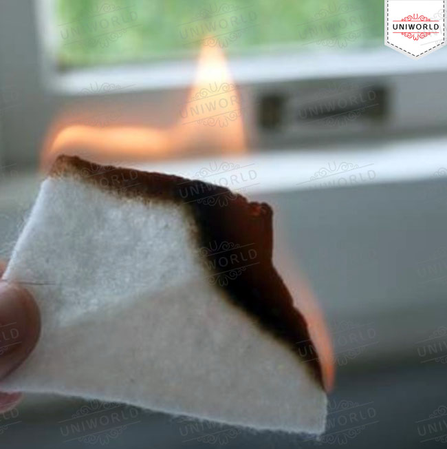 phân biệt vải cotton 100 bằng cách đốt