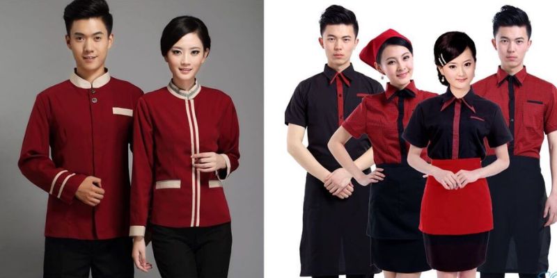 Áo đồng phục nhà hàng giúp tăng khả năng nhận diện thương hiệu