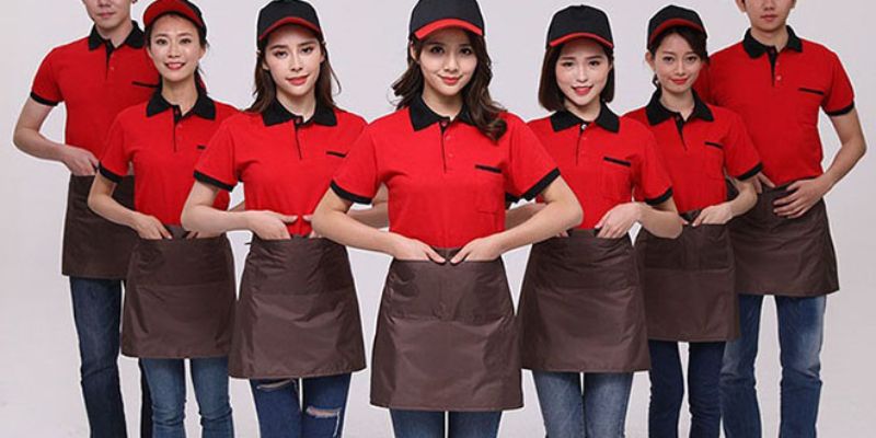 Áo đồng phục nhà hàng thiết kế theo từng bộ phận và vai trò của nhân viên