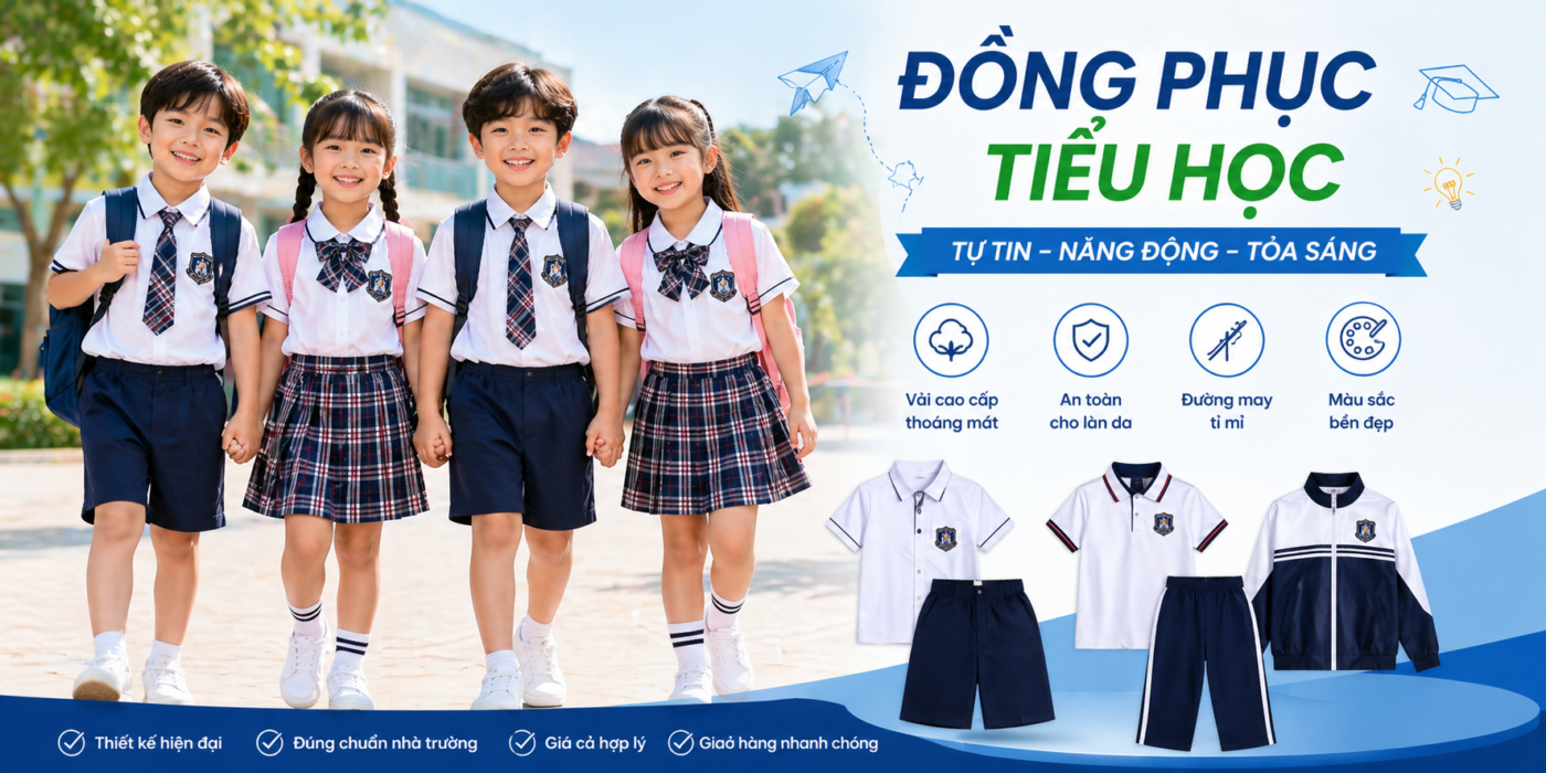 May áo đồng phục học sinh giúp xây dựng tinh thần tập thể